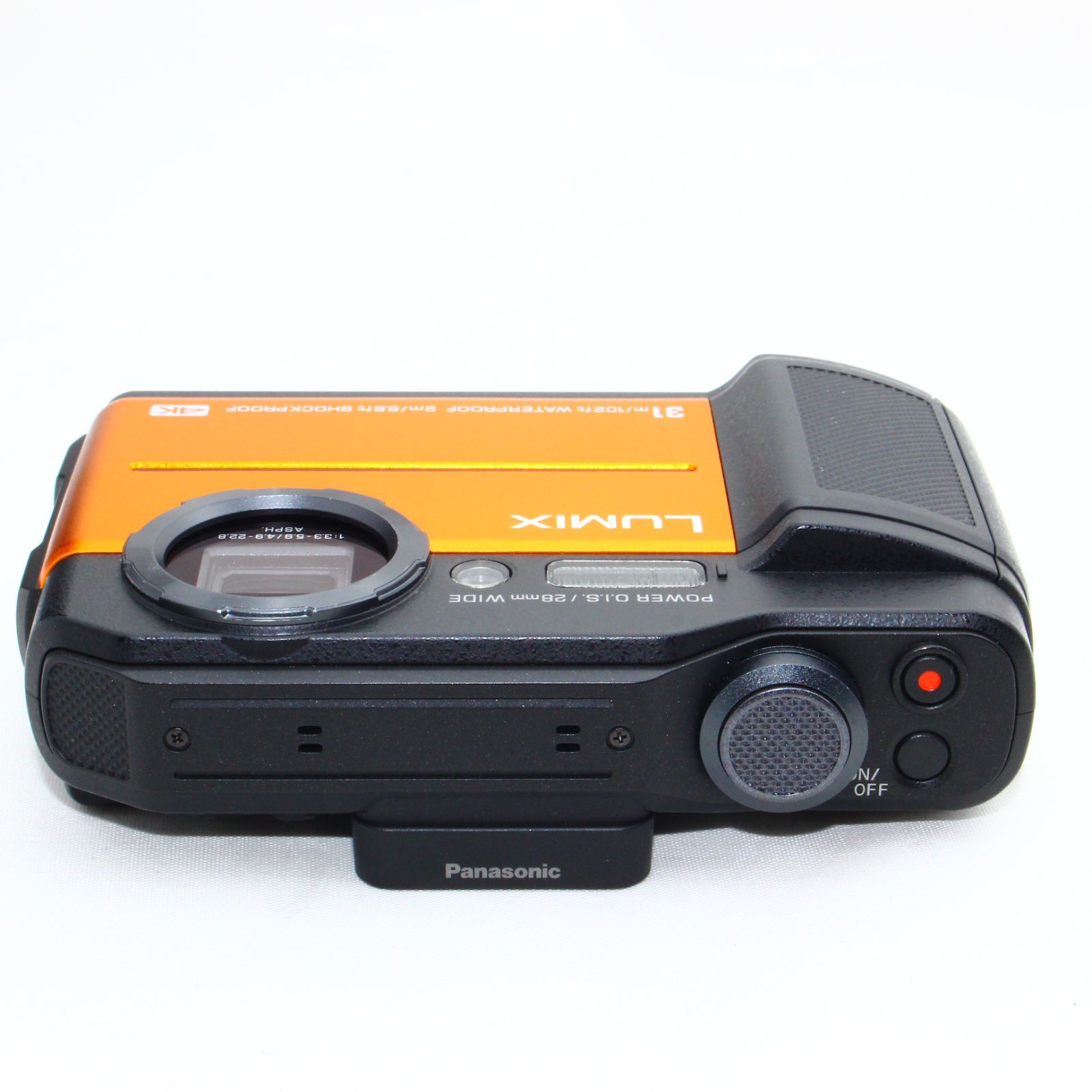パナソニック コンパクトデジタルカメラ ルミックス FT7 防水 4K動画対応 オレンジ DC-FT7-D - メルカリ