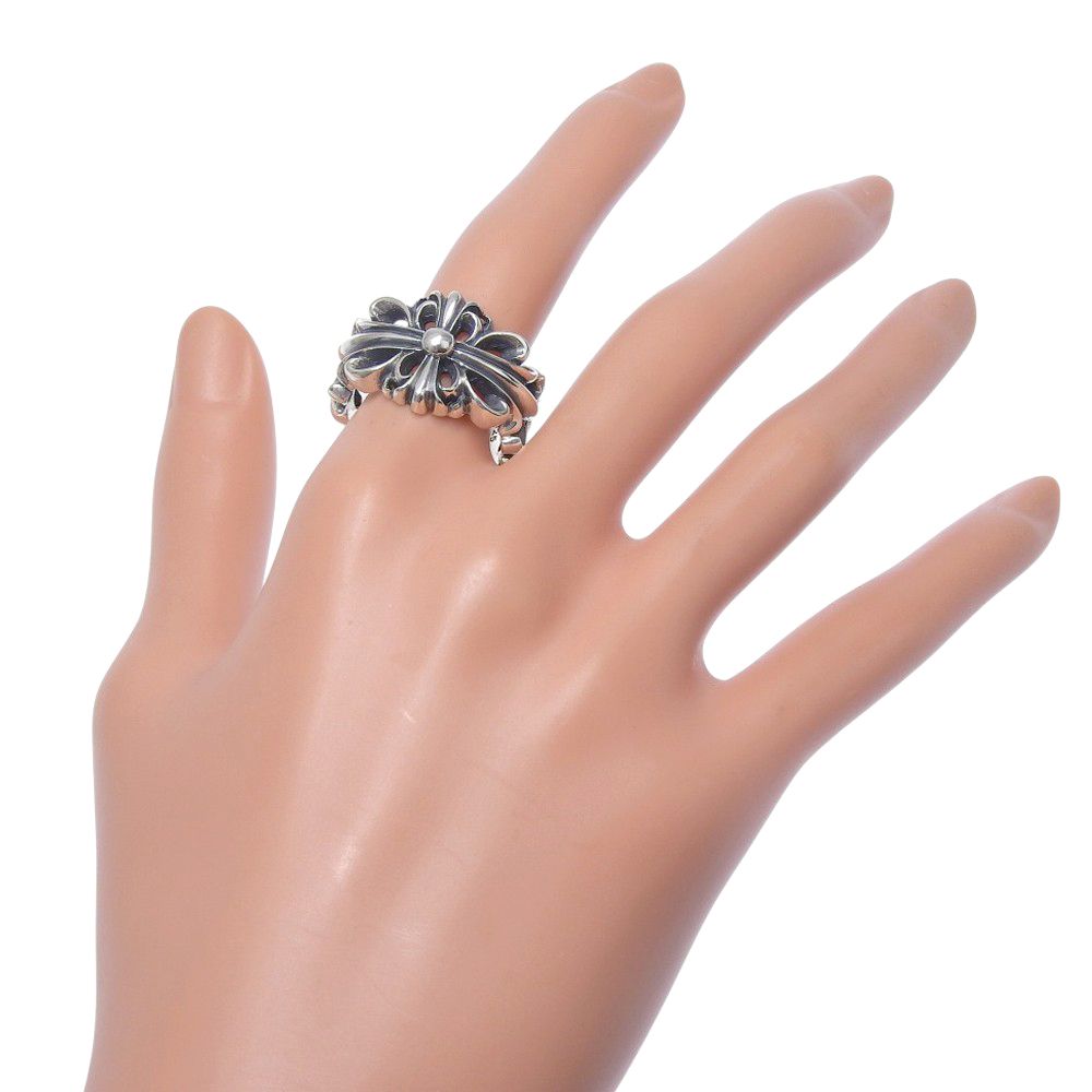 CHROME HEARTS】クロムハーツ ダブルフローラルクロス DBL FLRL
