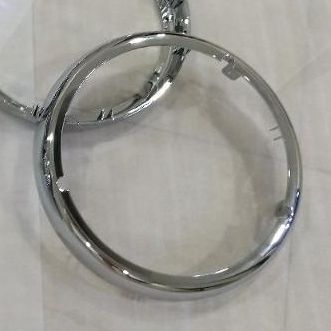 ダイハツ 純正 DAIHATSU ミゼットⅡ K100P K100C メッキ リングヘッドランプ 単品 左右共通 パーツ エンジン タイヤ バンパー 検索 マフラー