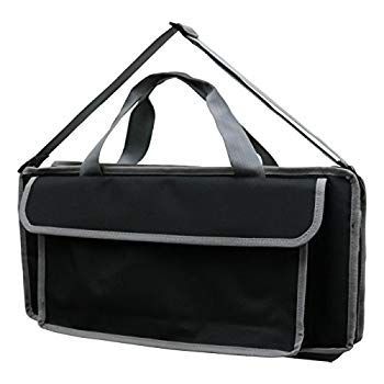 【中古】【非常に良い】KC キョーリツ 鍵盤ハーモニカバッグ 2Wayタイプソフトケース KHB-07/Black/Grey (ショルダーストラップ付属) z2zed1b