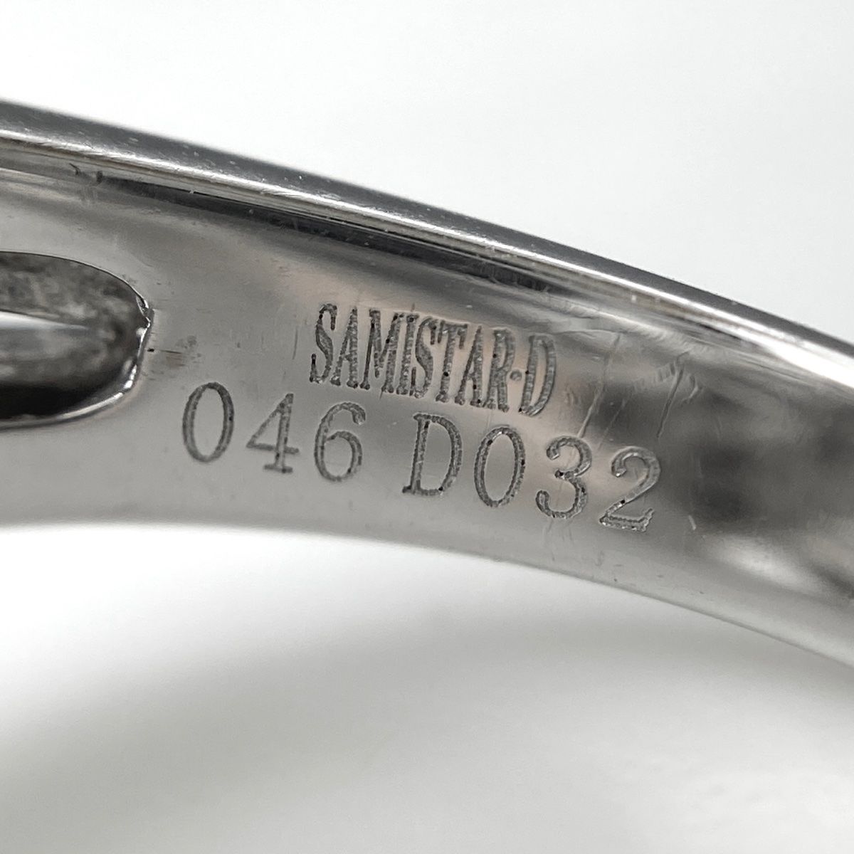SAMISTER-D サミスター フラワーモチーフ デザインリング K18 ホワイト