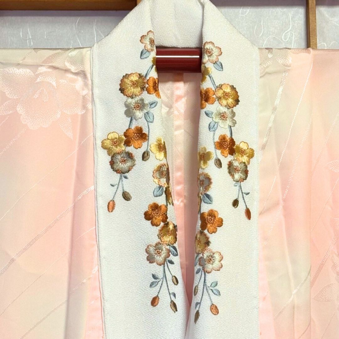 振袖 成人式 赤 茶色 地紋 トールサイズ 刺繍 超トールサイズ】 振袖 フルセット 身丈173cm 裄65.5cm 赤 茶