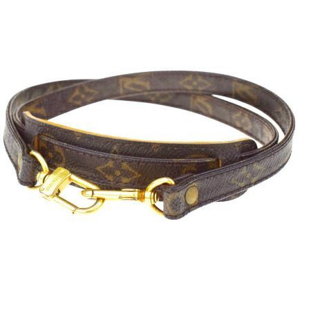 【中古】 ルイヴィトン LOUIS VUITTON バッグ用 ショルダーストラップ モノグラム レザー 66MD391