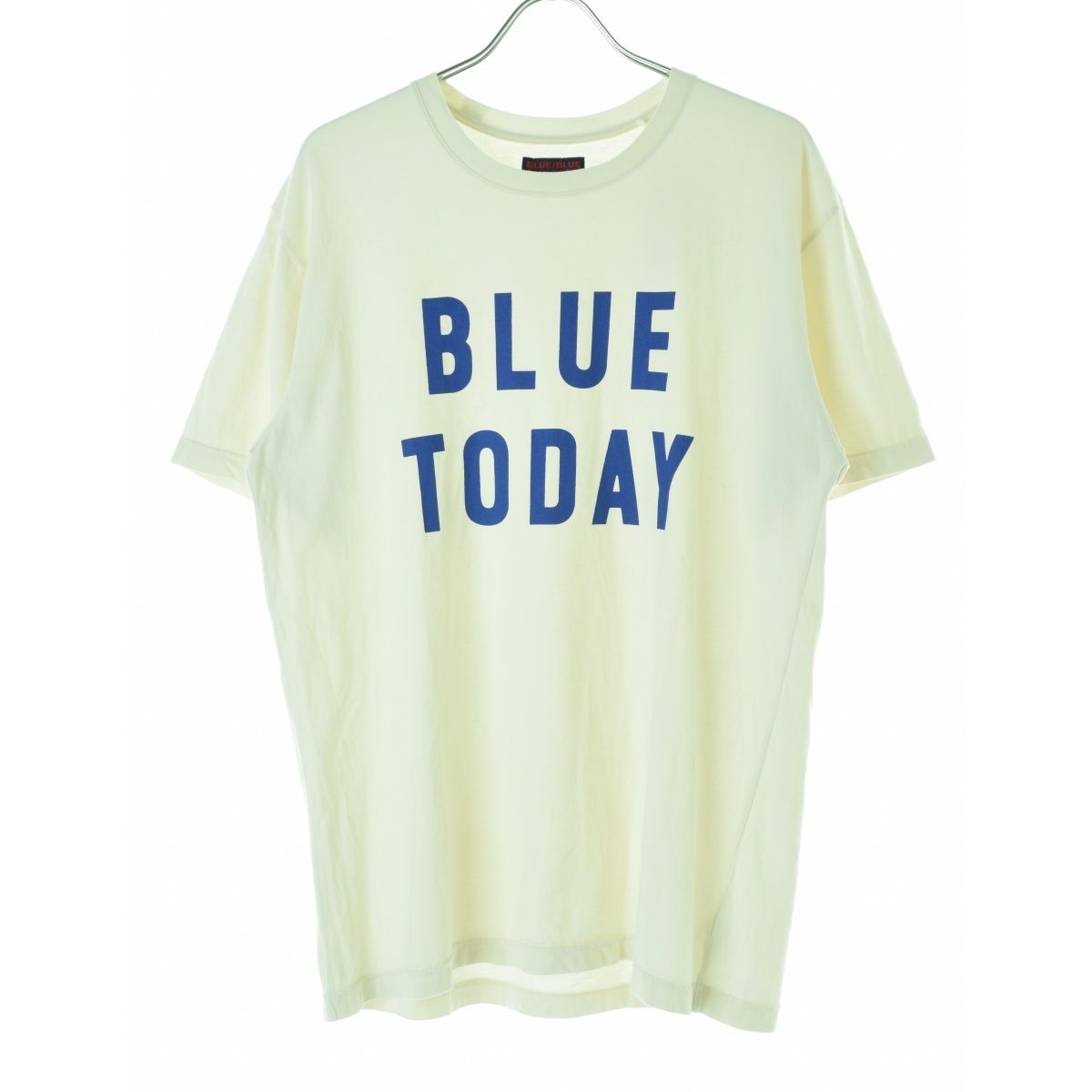 【BLUEBLUE】24SS 1010236 BLUE TODAY ヴィンテージ ウォッシュ半袖Tシャツ