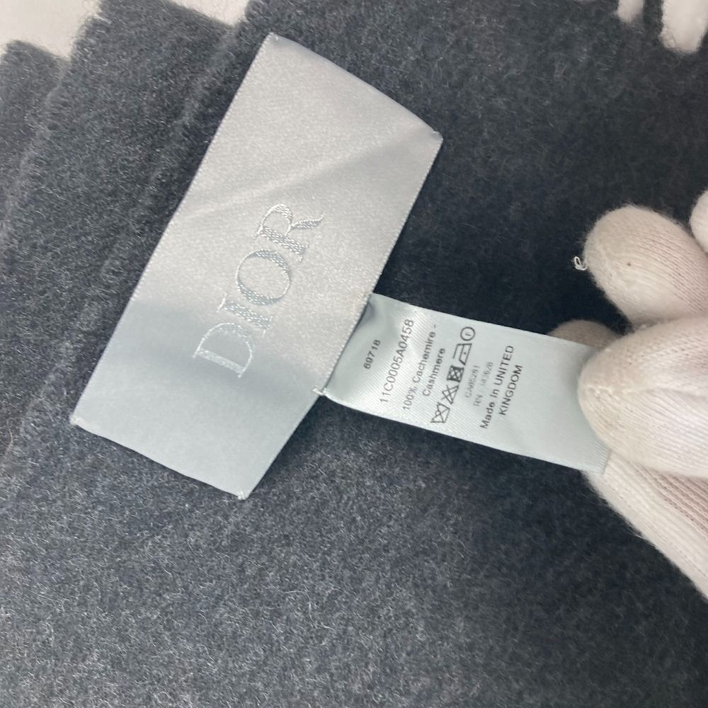 Dior ディオール ブランケット 大判マフラー ロゴ 11C0005A0458 カシミヤ |mercariメルカリ官方指定廠商|Bibian比比昂代買代購