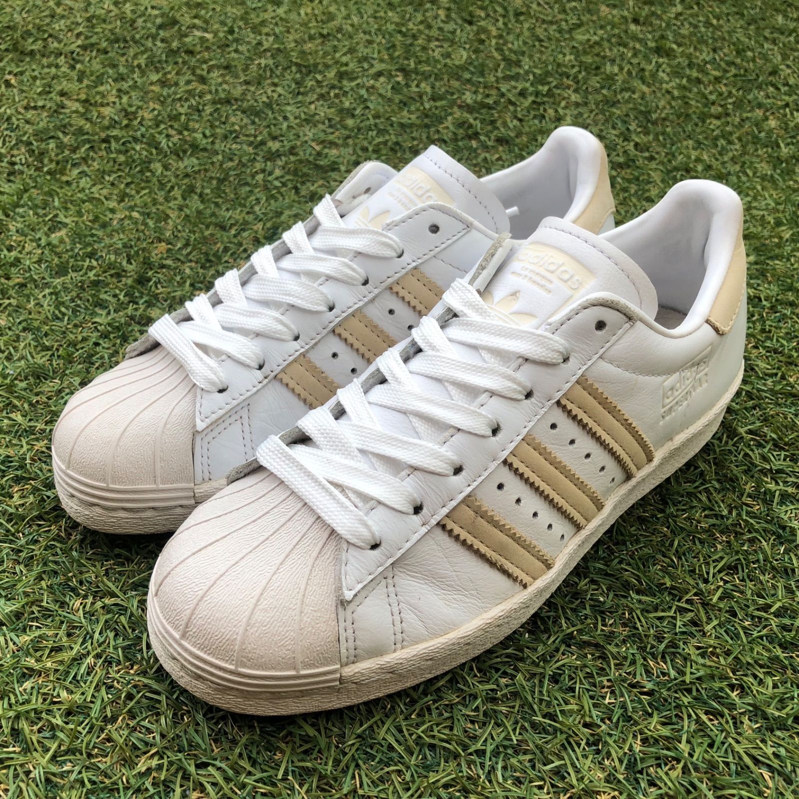 美品22 adidas SS80S アディダス スーパースター80s HW1 - Re:shoe