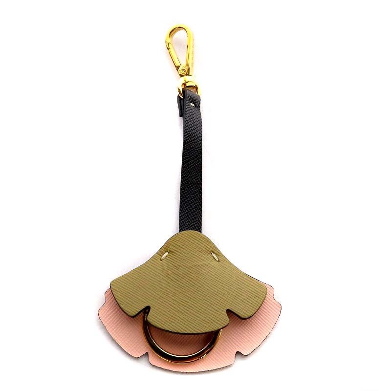 マルニ MARNI バッグチャーム キーホルダー キーリング イチョウ