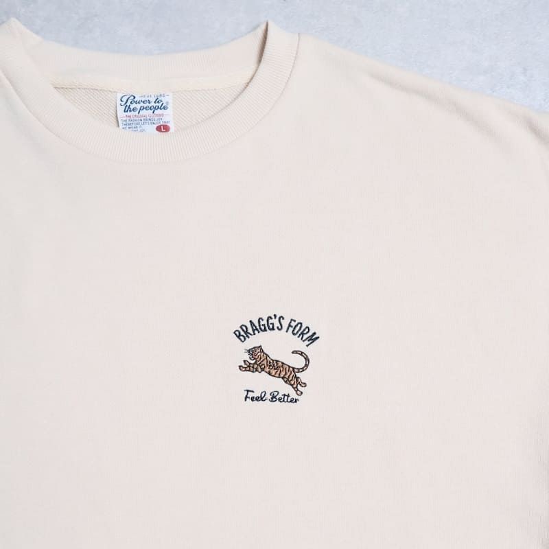 新品 メンズ 長袖 トレーナー スウェット トップス 虎 トラ