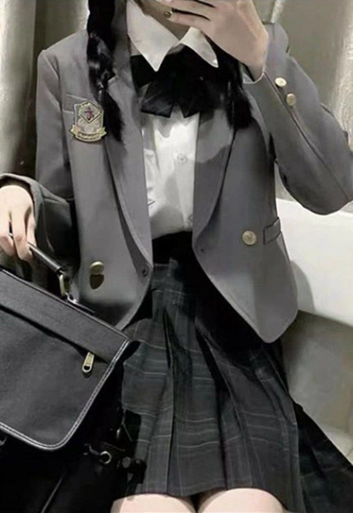 スカート チェック セット 女子高生 制服 リボン ブレザー JK 学生 スクール コスプレ ファッション レディース ブラッククイーン女子高生 制服 高校制服 5点セット 学生服 セーラー服 JK制服 ジャケット お揃い 卒業式スーツ