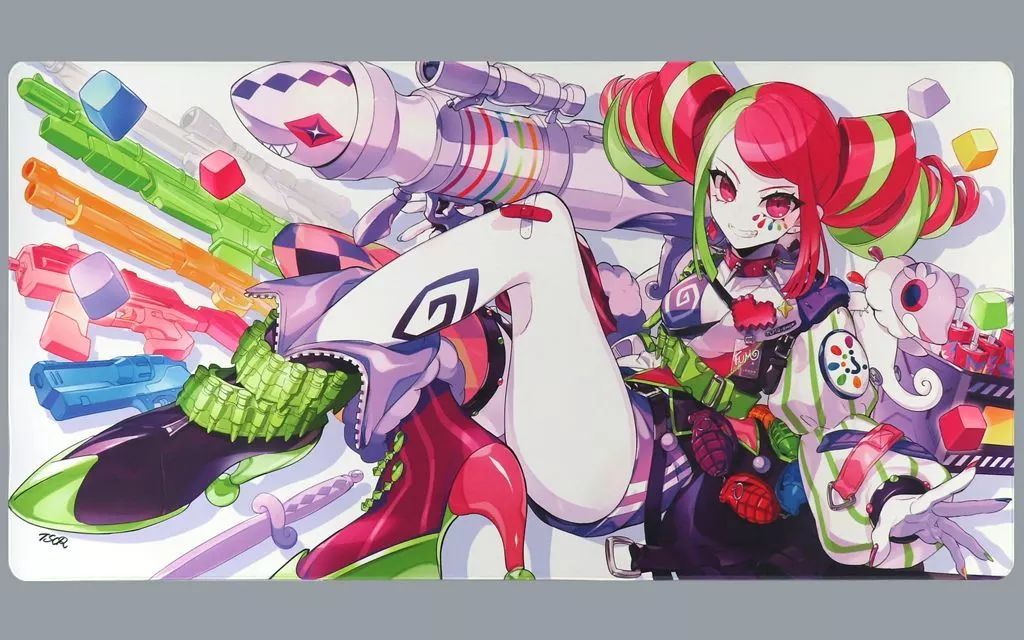 【中古】マウスパッド パレットちゃん＆ふも太 ゲーミングマウスパッド 「ふもコレ×Gamesense Radar」