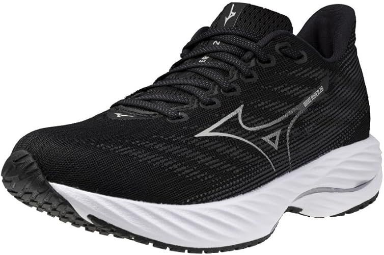 ミズノ ウェーブライダー28 ウィメンズ ブラック グレー シルバー