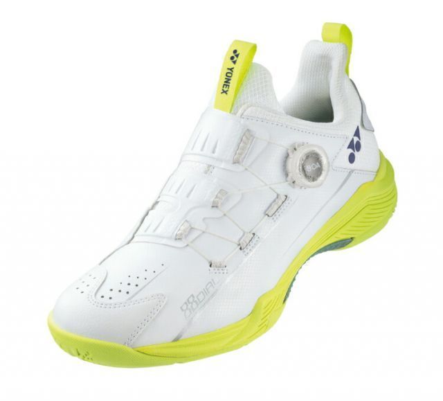 YONEX ヨネックス パワークッション88ダイヤル W/LMY サイズ 24 SHB88D2 501 | スポーツ用品 運動 スポーツ ホワイト グッズ バドミントン シューズ 靴 クッション性 24 素材 球技 YONEX ヨネックス 使い