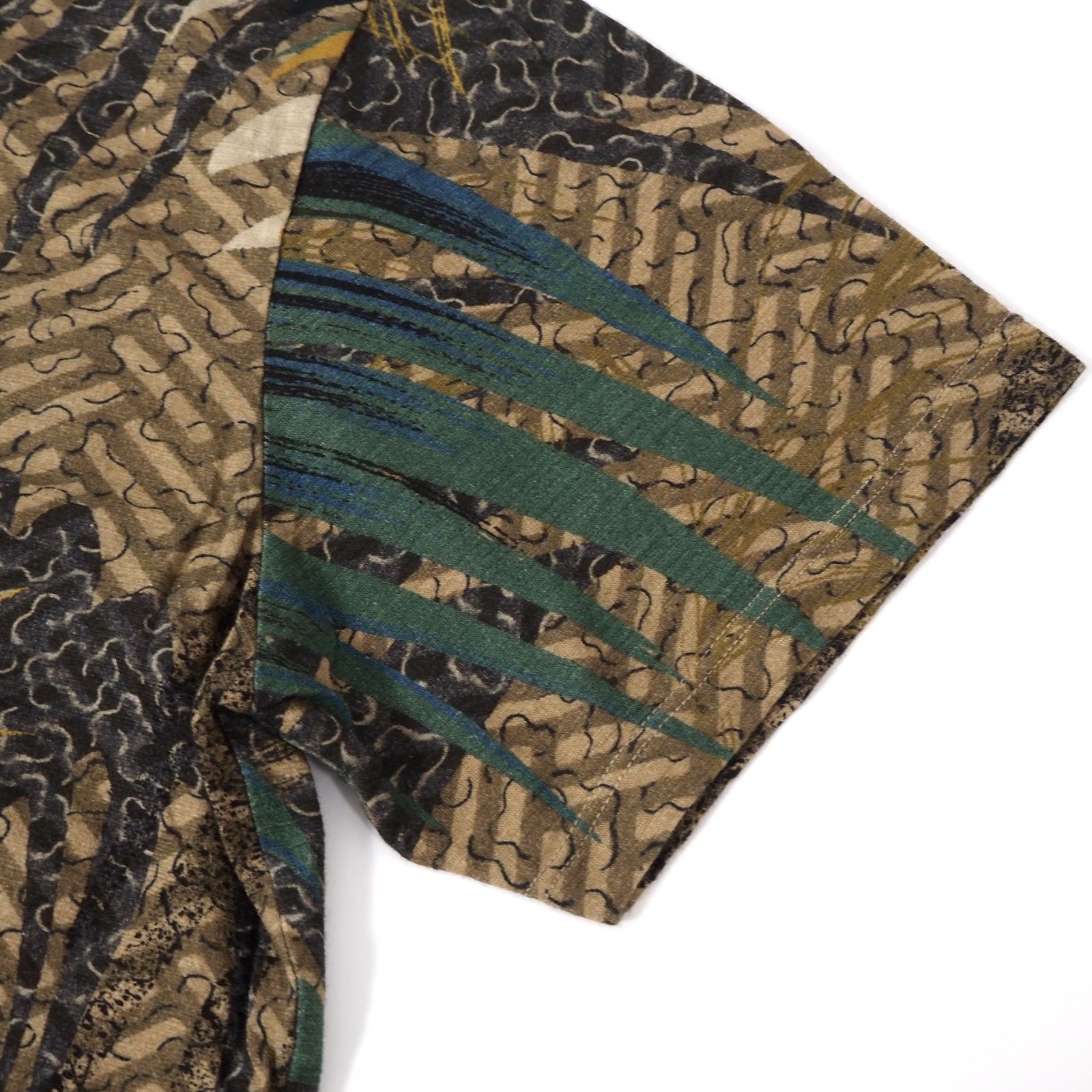 【ETRO】エトロプリントケープガウン ☆良品 エトロ ETRO 19年製 レオパードプリント Tシャツ