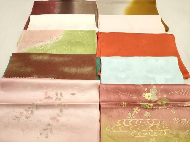 平和屋着物 和装小物 帯揚げ10枚セット 正絹 DAAV2476xg