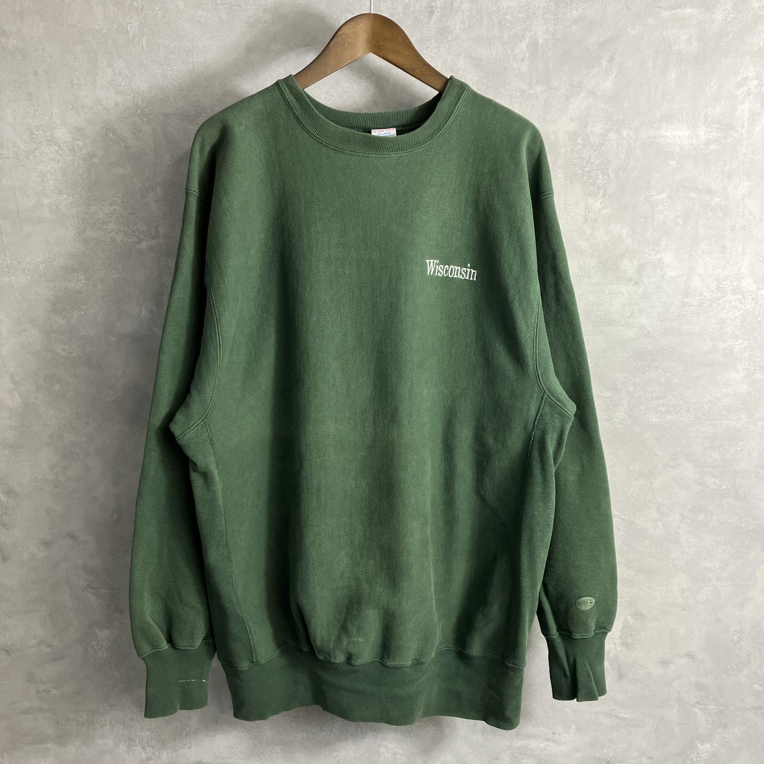 【美品】リバースウィーブ　カレッジ ウィスコンシン スウェット　champion 00's Champion Reverse Weave 