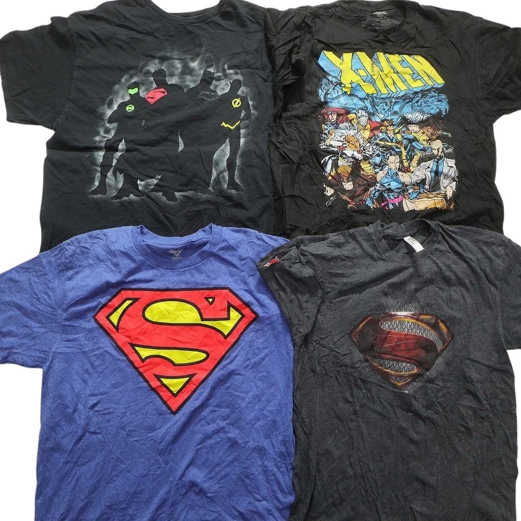 古着卸 まとめ売り マーベル DCコミック 半袖Tシャツ 16枚セット