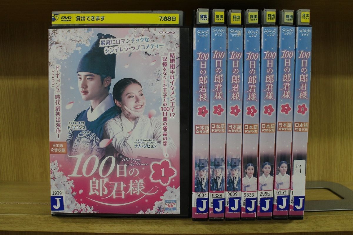 DVD 100日の郎君様 全8巻 ド・ギョンス ナム・ジヒョン ※ケース