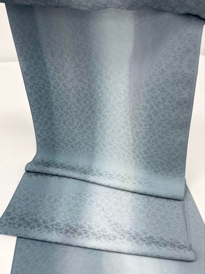 小紋 紋意匠 縦ぼかし ブルーグレー色系 正絹 反物 - メルカリ