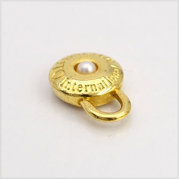 美品　MIKIMOTO ミキモト　パールペンダントトップ　ゴールド　K14 MIKIMOTO】ミキモト K14 ゴールド 真珠 約7.4ミリ ペンダント