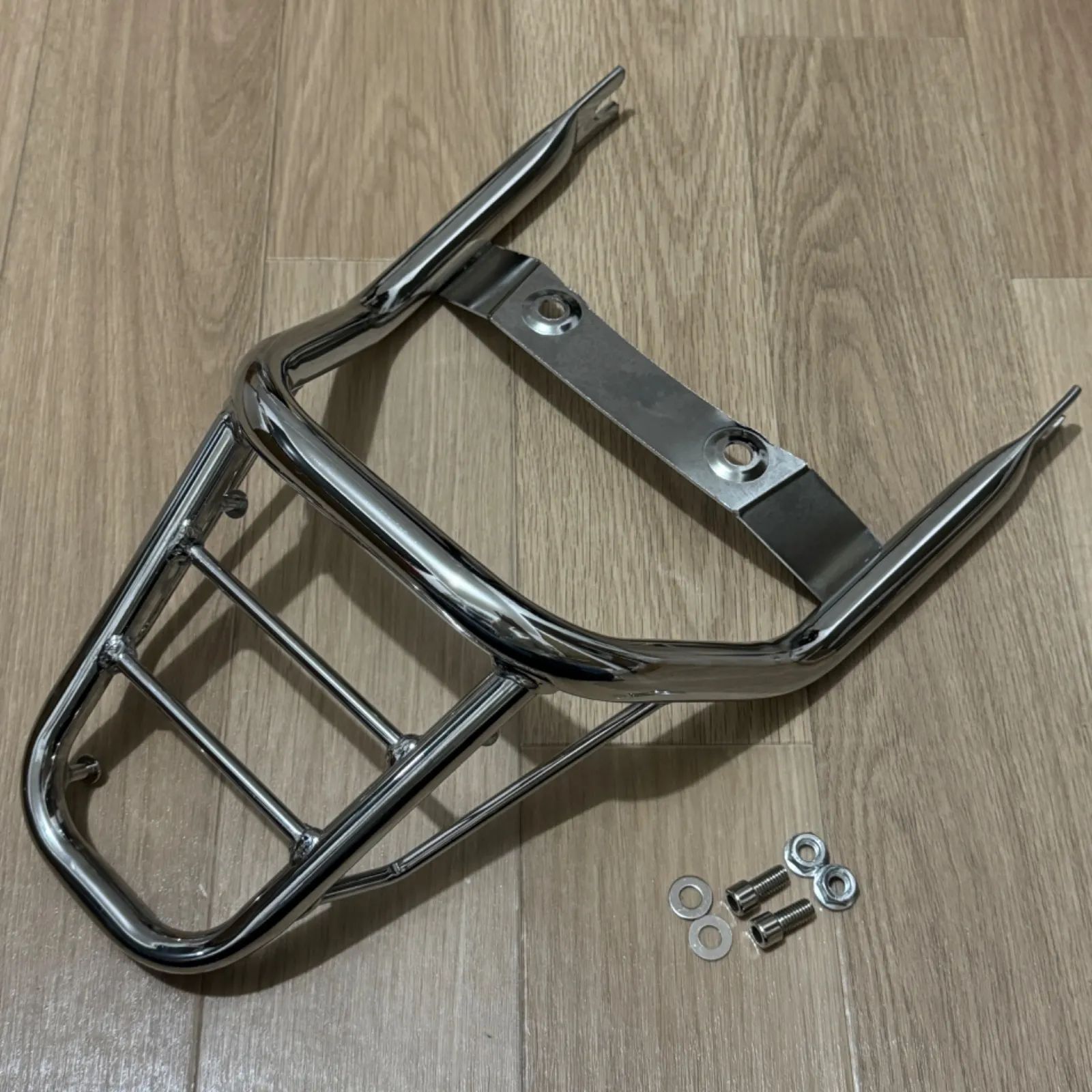 モンキー 125 リアキャリア ラック 荷台 JB02 JB03 シルバー 社外品 