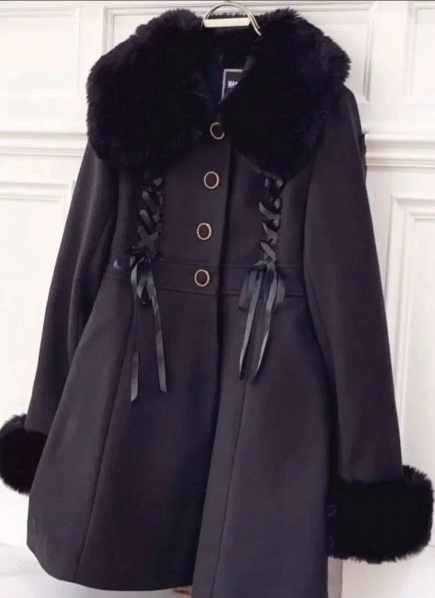 MAZ マズ レースアップ コート 黒 ma rs 地雷系 量産型