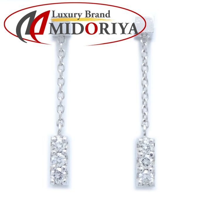 STAR JEWELRY スタージュエリー ダイヤモンド ピアス ロング 
