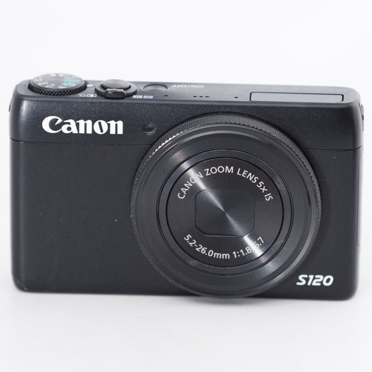 Canon キヤノン デジタルカメラ PowerShot S120 ブラック F値1.8 広角24mm 光学5倍ズーム PSS120 BK