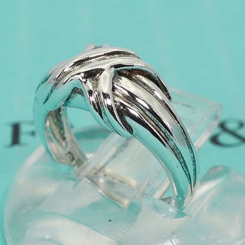 極美品5号 ティファニー シグネチャークロス リング/24-5816S - メルカリ 