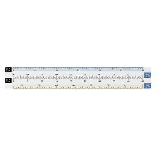 （まとめ） 三角スケール 岡本製図器械 折りたたみ縮尺スケール８面 白 75745 4960910757455 ●目盛：１５ｃｍ 1本【×20セット】