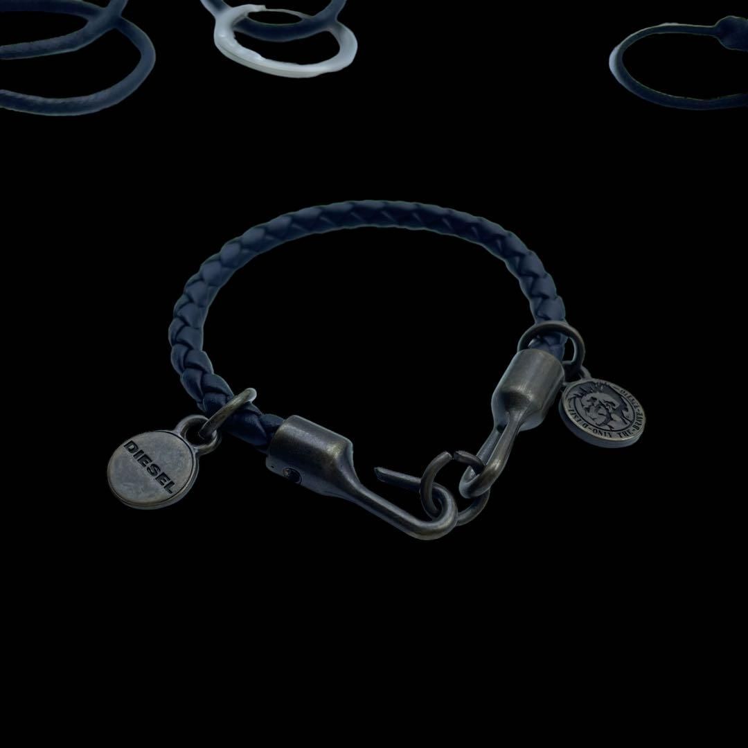 DIESEL ディーゼル ブレスレット キーリング ネックレス セット 保存袋付 DIESEL ディーゼル ブレスレット キーリング ネックレス セット