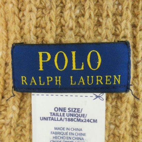 ポロラルフローレン　ニットキャップ　マフラー ニット帽 POLO RALPH LAUREN ブランド ポロ ラルフローレン