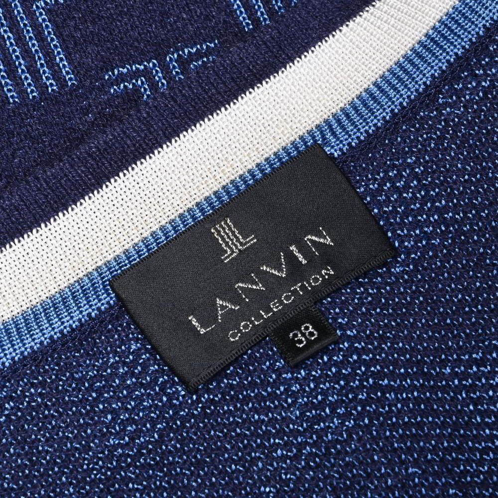 LANVIN モノグラム ジャガードニット カーディガン - メルカリ
