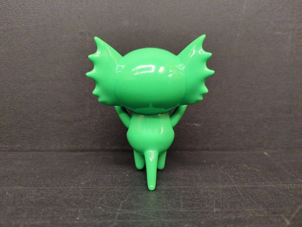 バケタンブログ マウスどうぶつえん エリマキトカゲのゆうき(緑