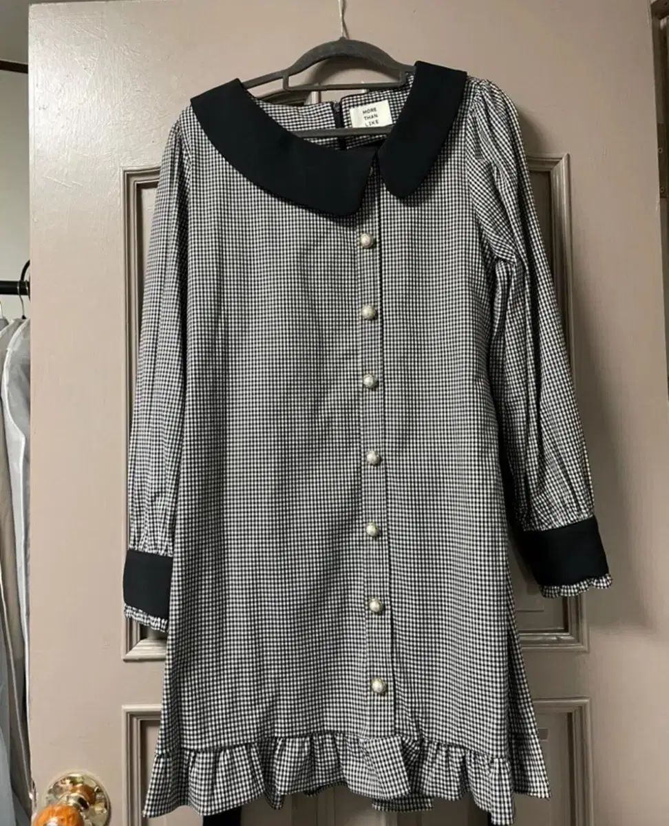 もっとダンライク チェック柄ワンピース