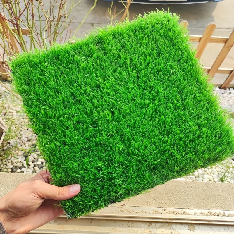 人口芝　リアル芝　30✖️30㎝　80枚セット WEIMALL 人工芝 30cm×30cm パネル式 9枚セット カット可能