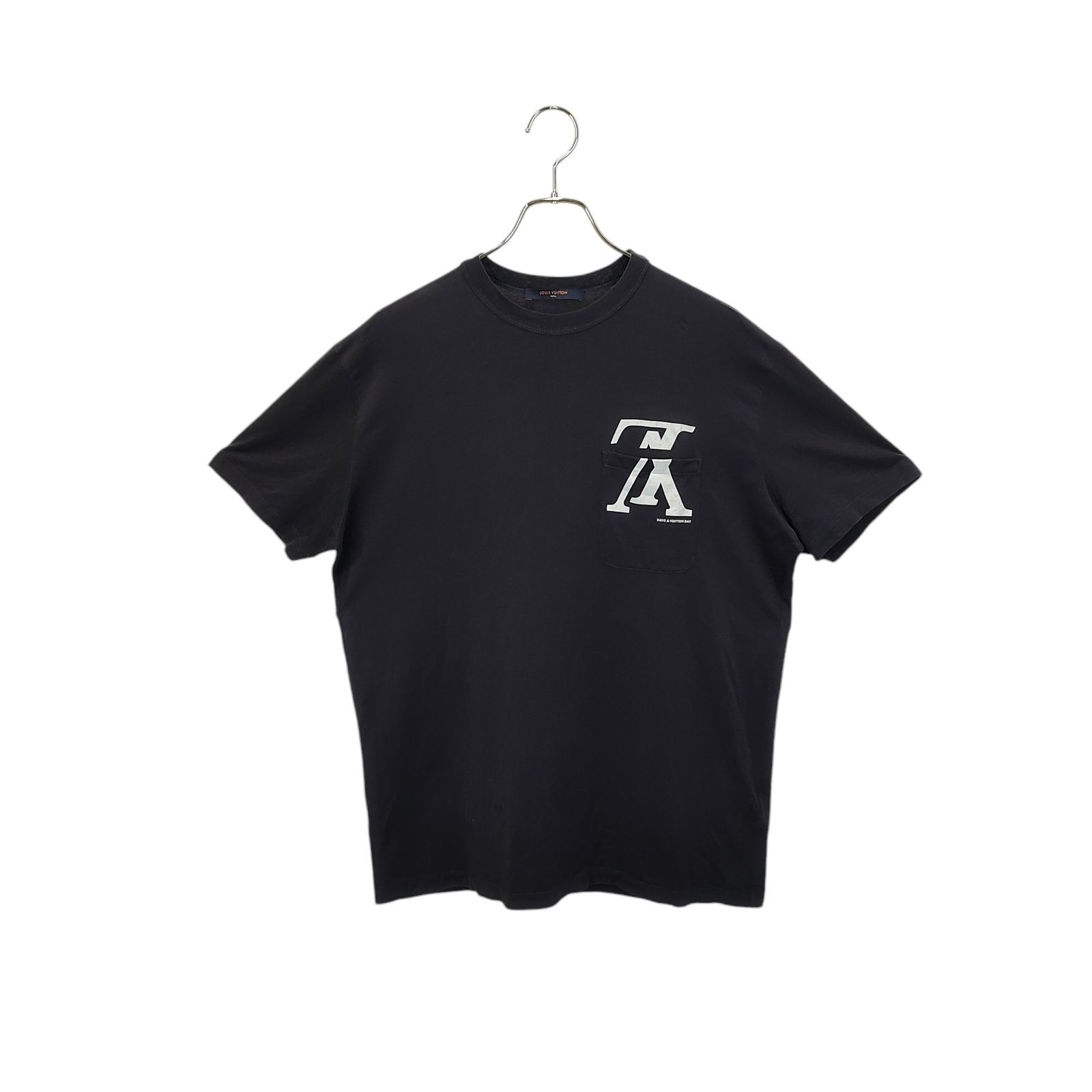 LOUIS VUITTON ルイ・ヴィトン 18AW ロゴプリント ポケット Tシャツ 