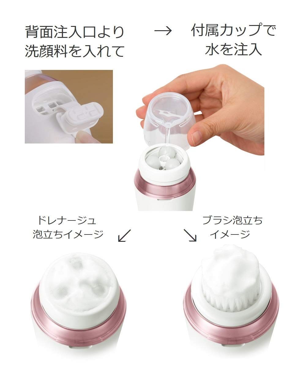 Panasonic ⁄ 洗顔美容器 濃密泡エステ EH-SC65-Pの公式商品情報｜