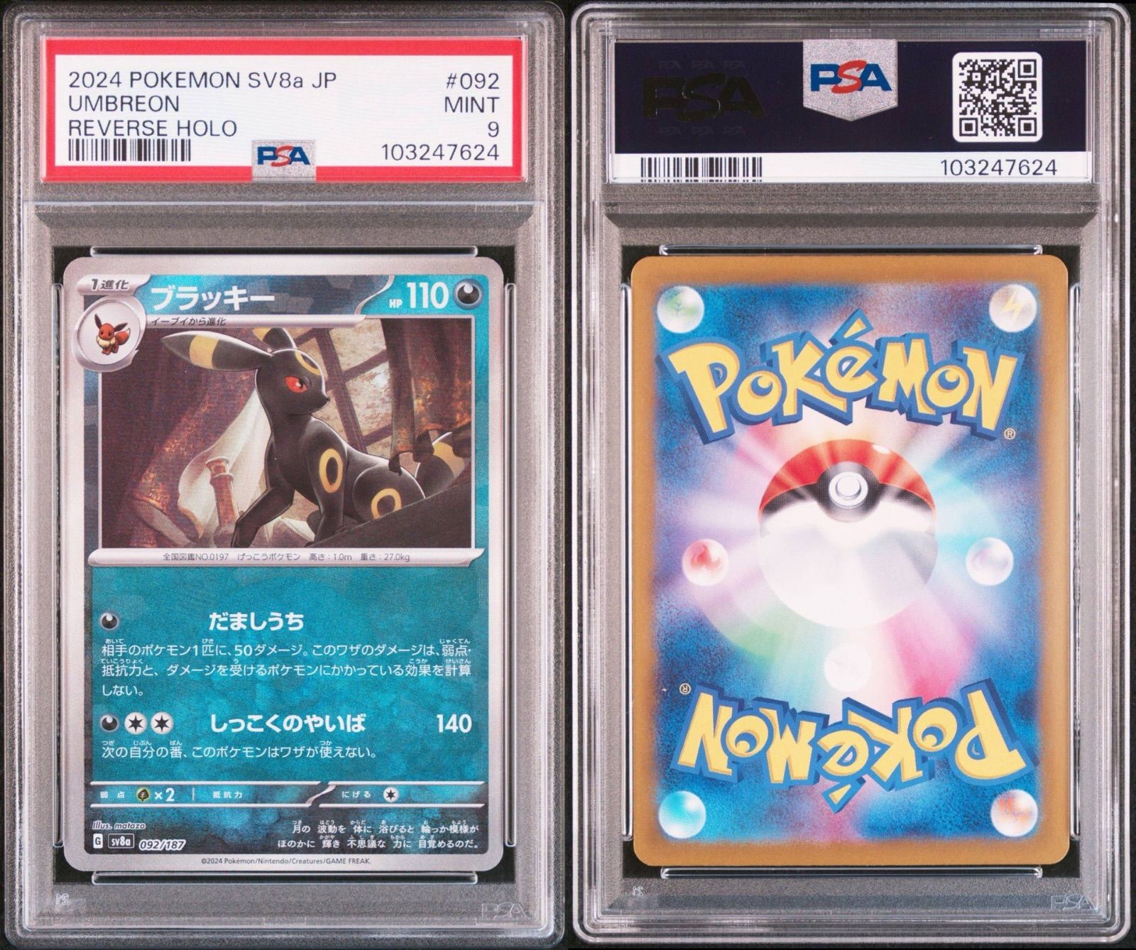 PSA10】テラスタルフェスブラッキーEX SAR ワンオーナー