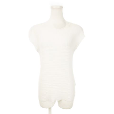 【me ISSEY MIYAKE 】  フレンチスリーブ　ワッフルカットソー me ISSEY MIYAKE 】 フレンチスリーブ ワッフルカットソー