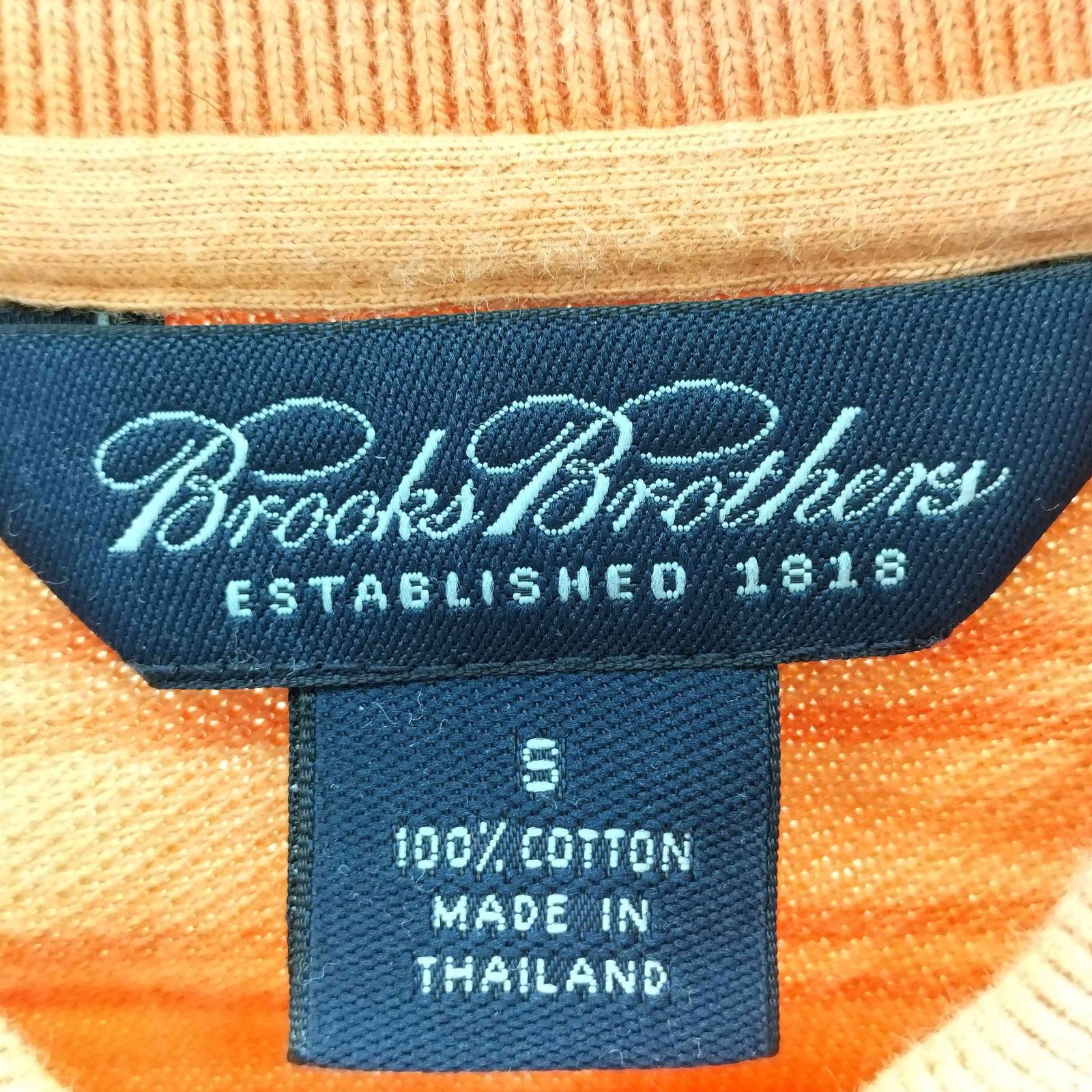 BROOKS BROTHERS ブルックスブラザーズ 刺繍ロゴ プルオーバー S ブルックスブラザーズ BROOKS BROTHERS ロゴ刺繍 ボーダー S/S
