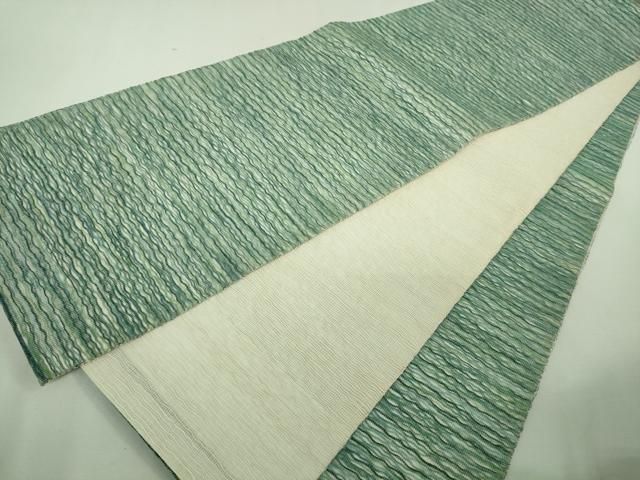 平和屋本店□希少 夏物 人間国宝 綴織 細見華岳 全通柄袋帯 涼風 共箱  