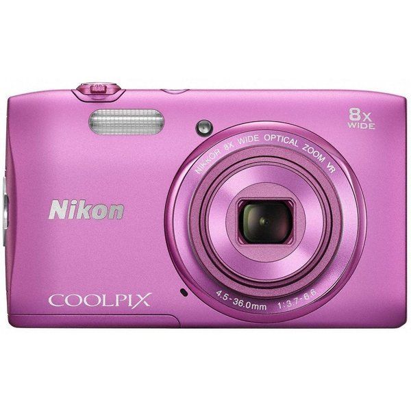 ニコン Nikon COOLPIX S3600 8倍ズーム 2005万画素 アザレア