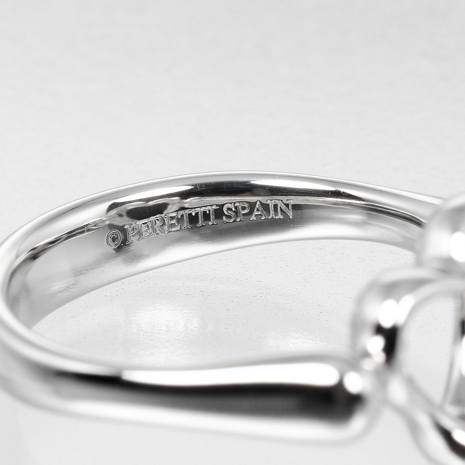 TIFFANY&Co.】ティファニー オープンハート Pt950プラチナ 