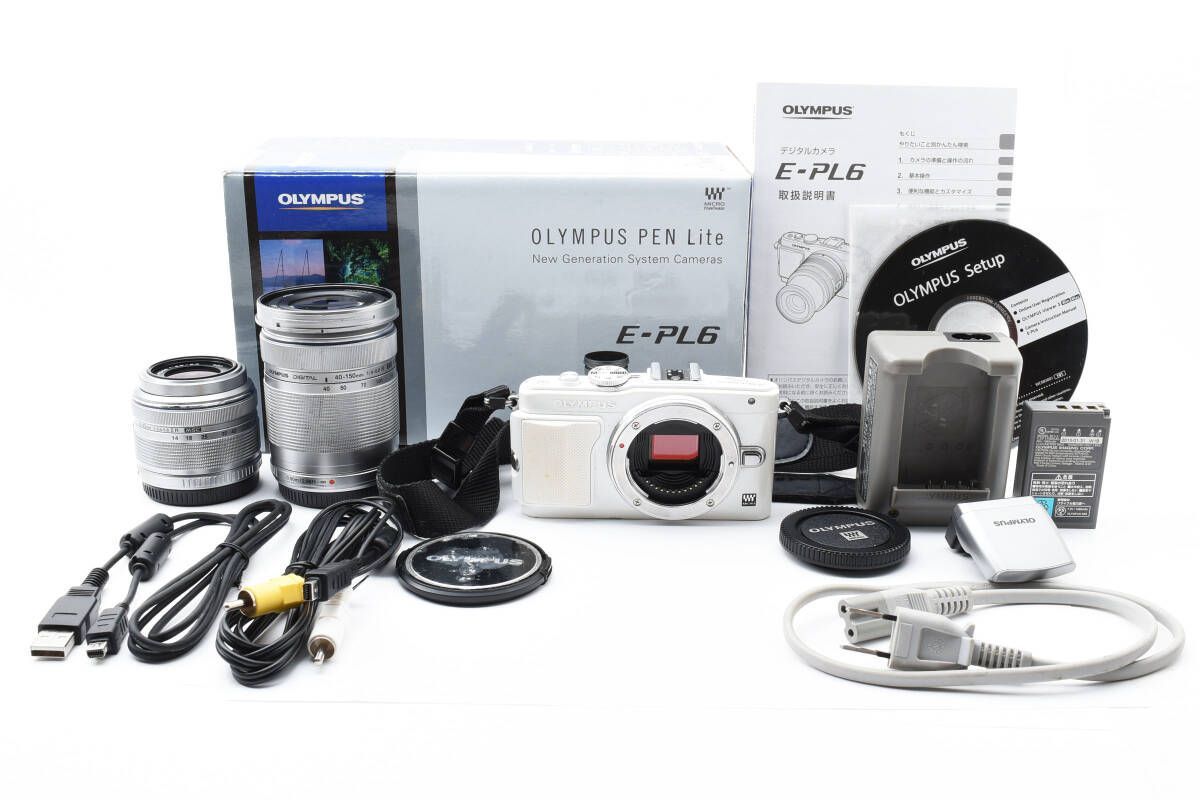 ☆実用美品☆ オリンパス OLYMPUS E-PL6 ボディ シャッター回数僅か 