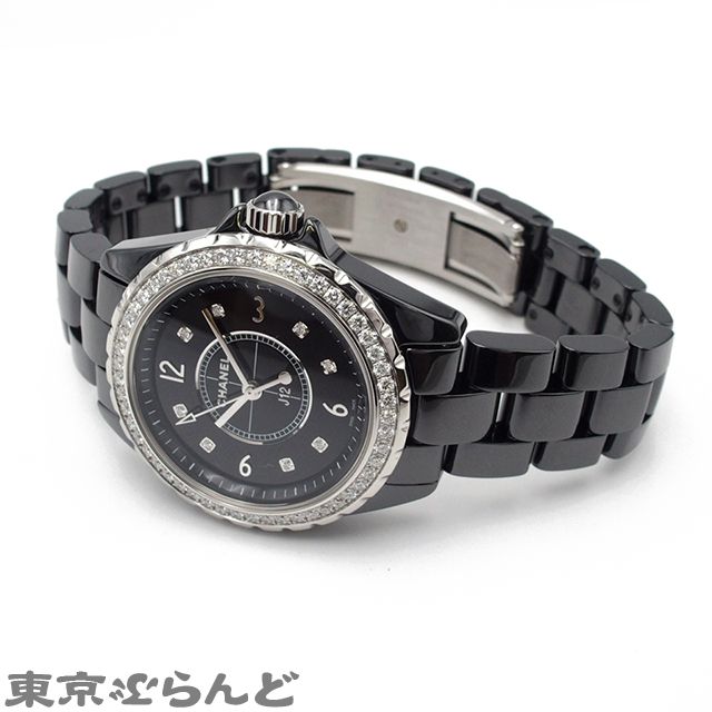 シャネル　時計　マトラッセ シャネル CHANEL J12 H3108 ブラック セラミック SS