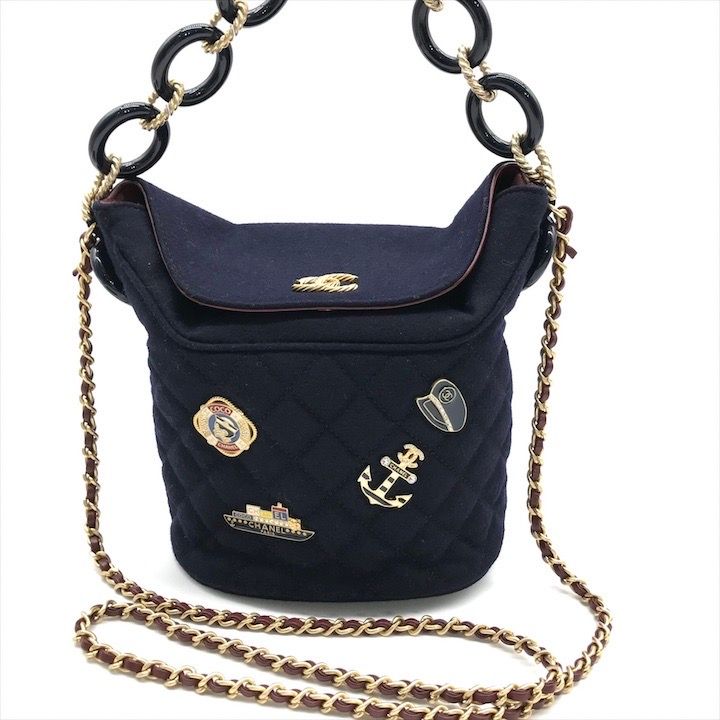 美品 CHANEL シャネル ココマーク コットンジャージ マトラッセ パリ 