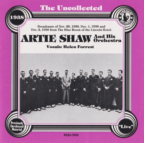 CD Artie Shaw & His Orchestra The Uncollected Artie Shaw And His  