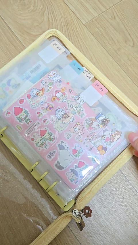 人物ステッカー シールステッカー バインダー