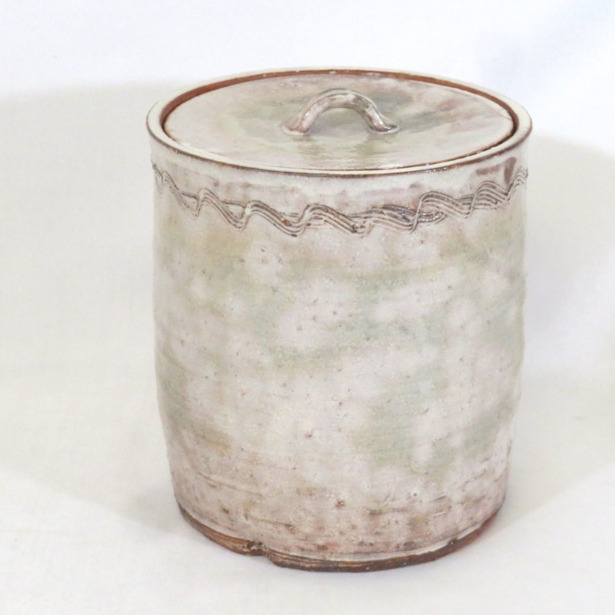 二月の特売品】十二代田原陶兵衛 萩焼 水指 萩の名工 茶道具