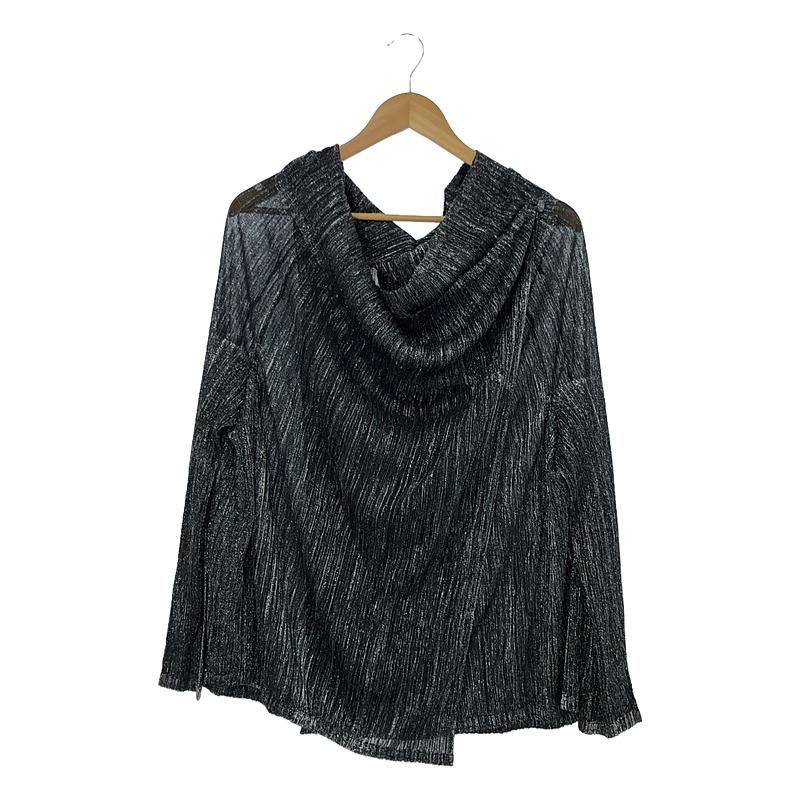 プリーツプリーズ　変形カーディガン 美品】 PLEATS PLEASE ISSEY MIYAKE / プリーツプリーズイッセイ